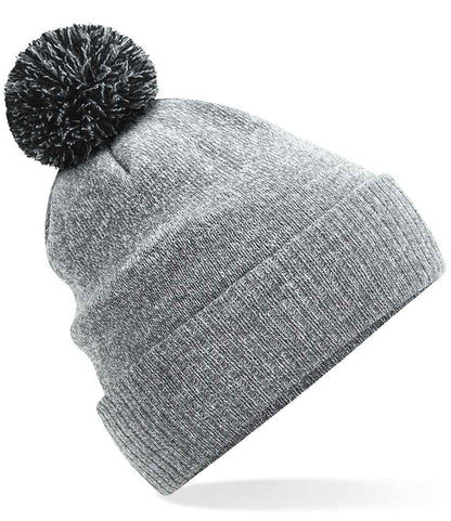 Beechfield Beechfield Snowstar® Beanie Heather Grey/Black