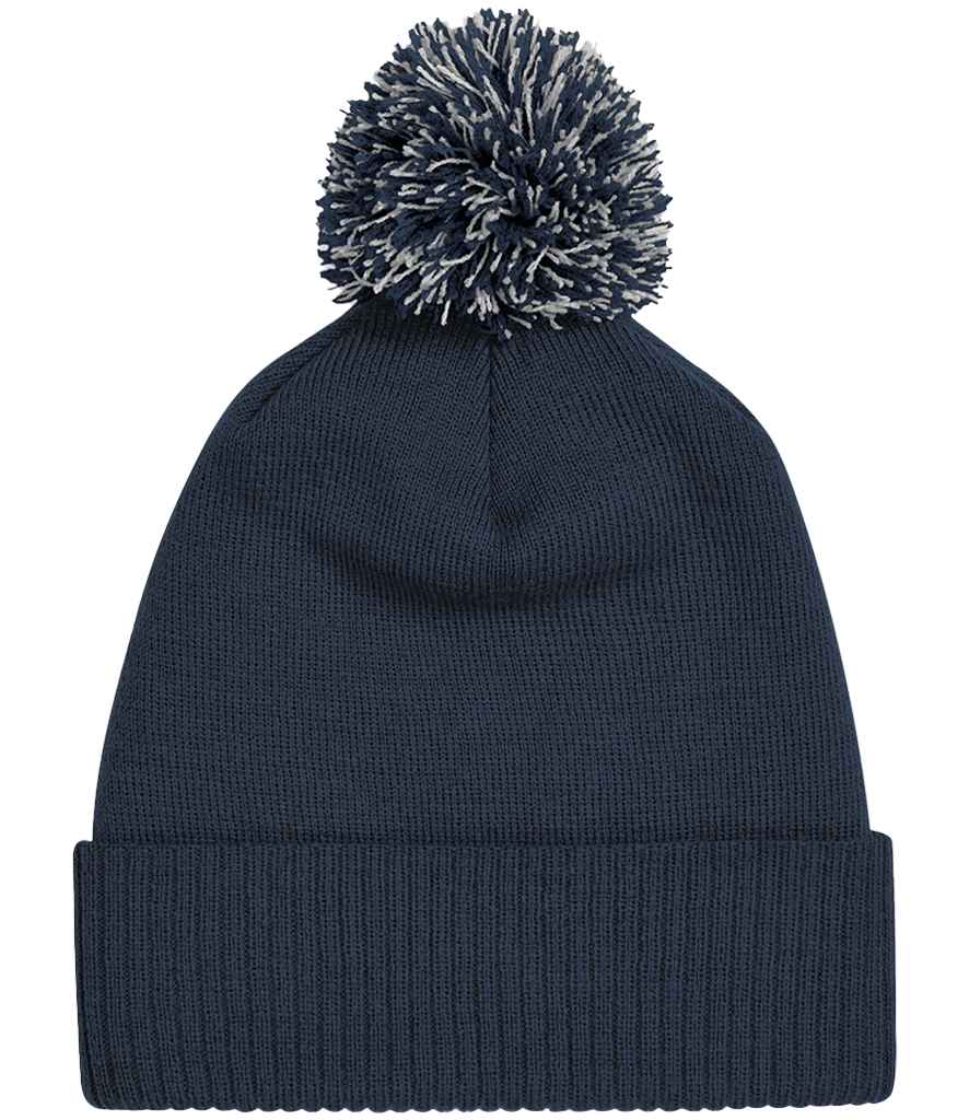 Beechfield Snowstar® Beanie in Navy/Light Grey