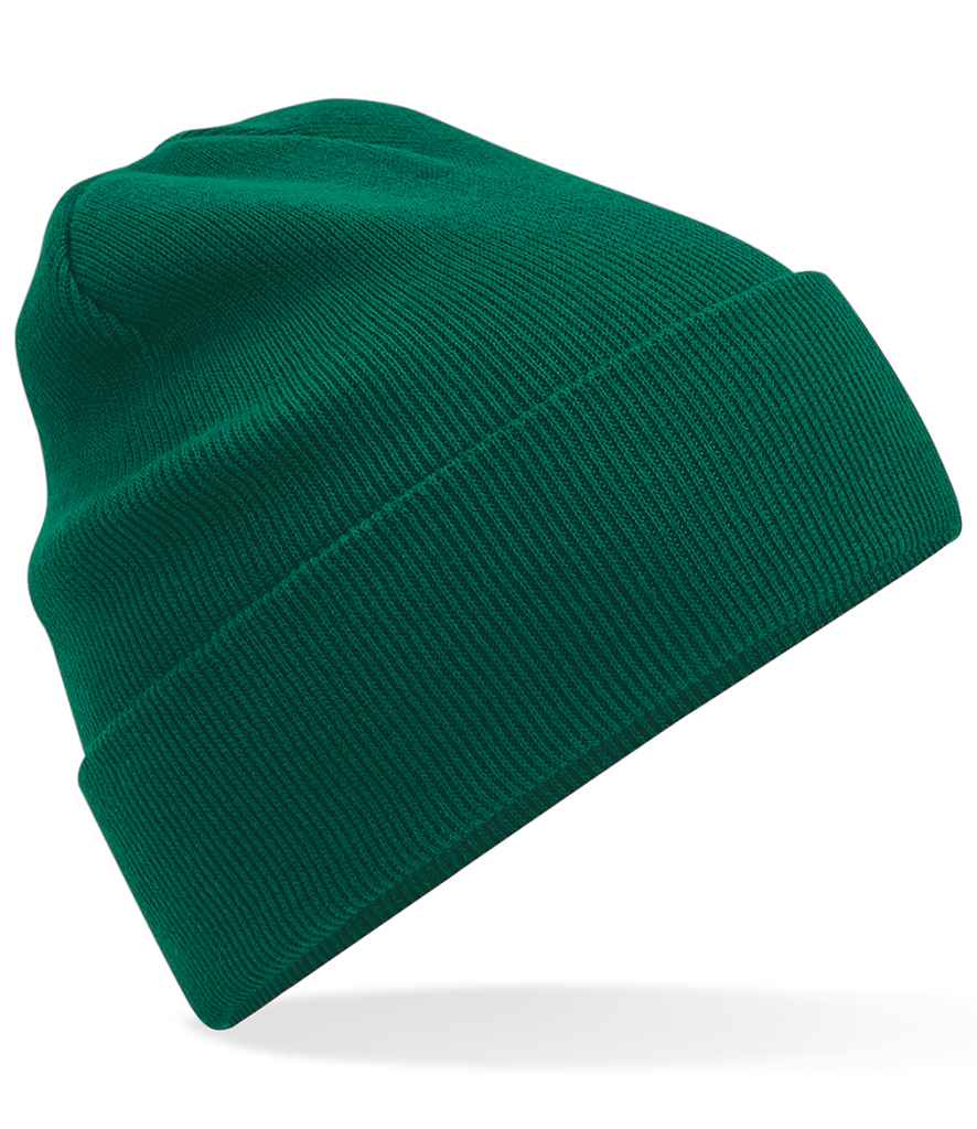Beechfield Beechfield Organic Cotton Original Cuffed Beanie Bottle Green