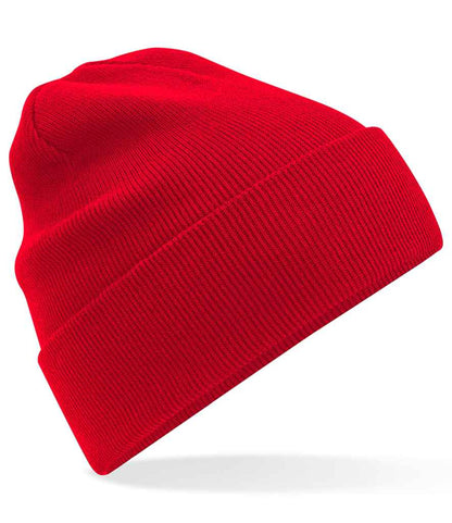 Beechfield Beechfield Organic Cotton Original Cuffed Beanie Classic Red