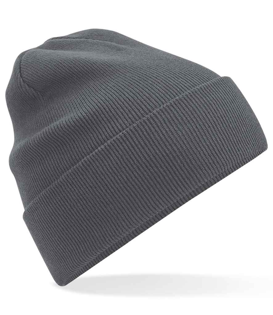 Beechfield Beechfield Organic Cotton Original Cuffed Beanie Graphite Grey