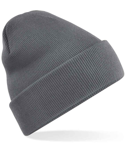 Beechfield Recycled Original Cuffed Beanie in Graphite Grey