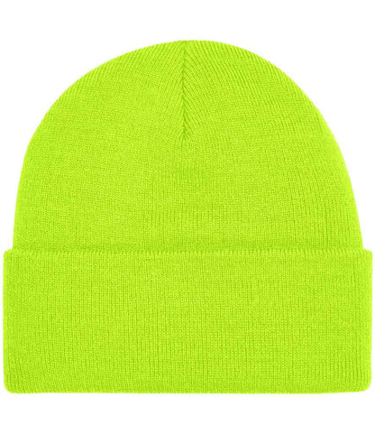 Beechfield Original Cuffed Beanie in Fluorescent Green