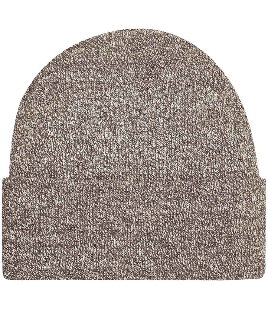 Beechfield Original Cuffed Beanie in Heather Oatmeal