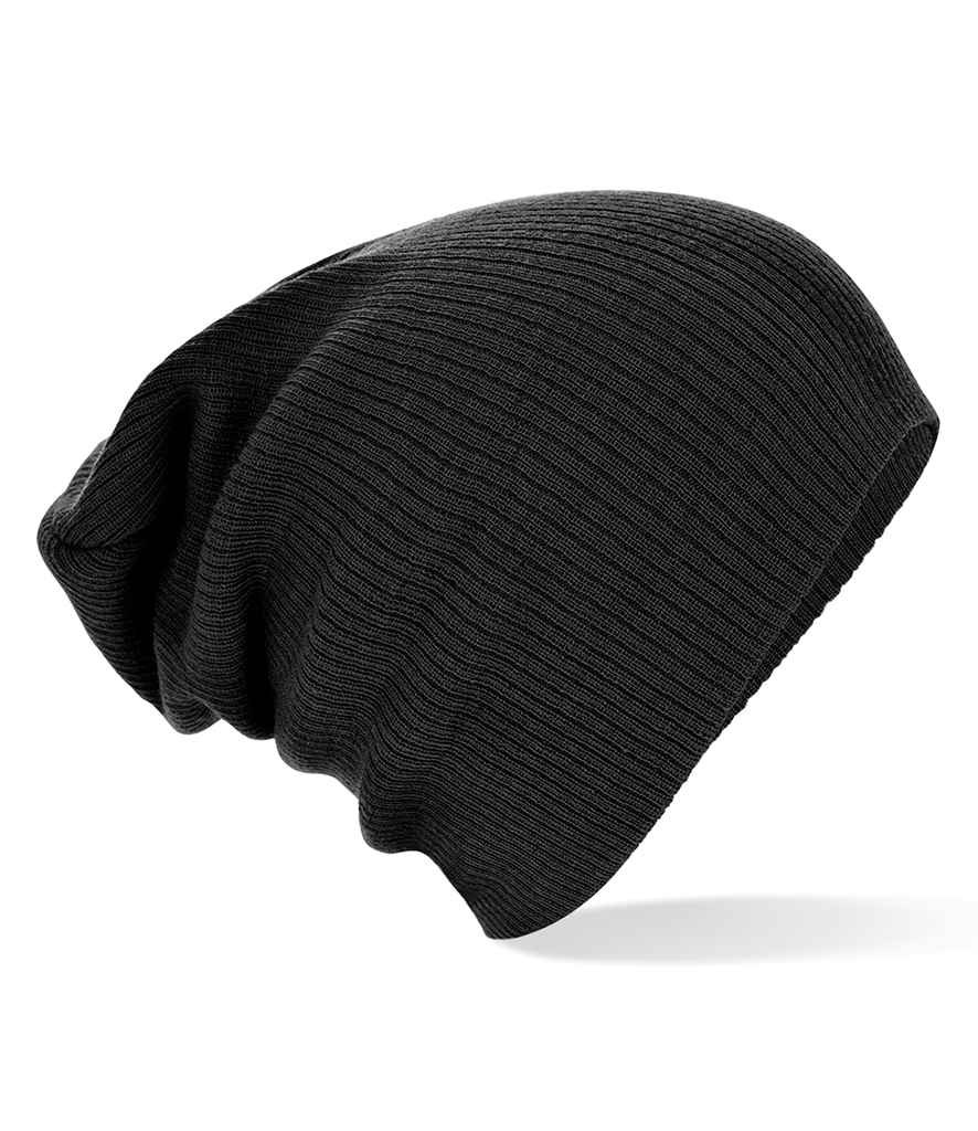 Beechfield Slouch Beanie in Black