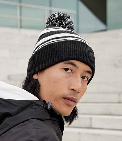 Beechfield Beechfield Striped Fan Beanie