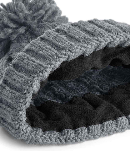 Beechfield Cable Knit Melange Beanie