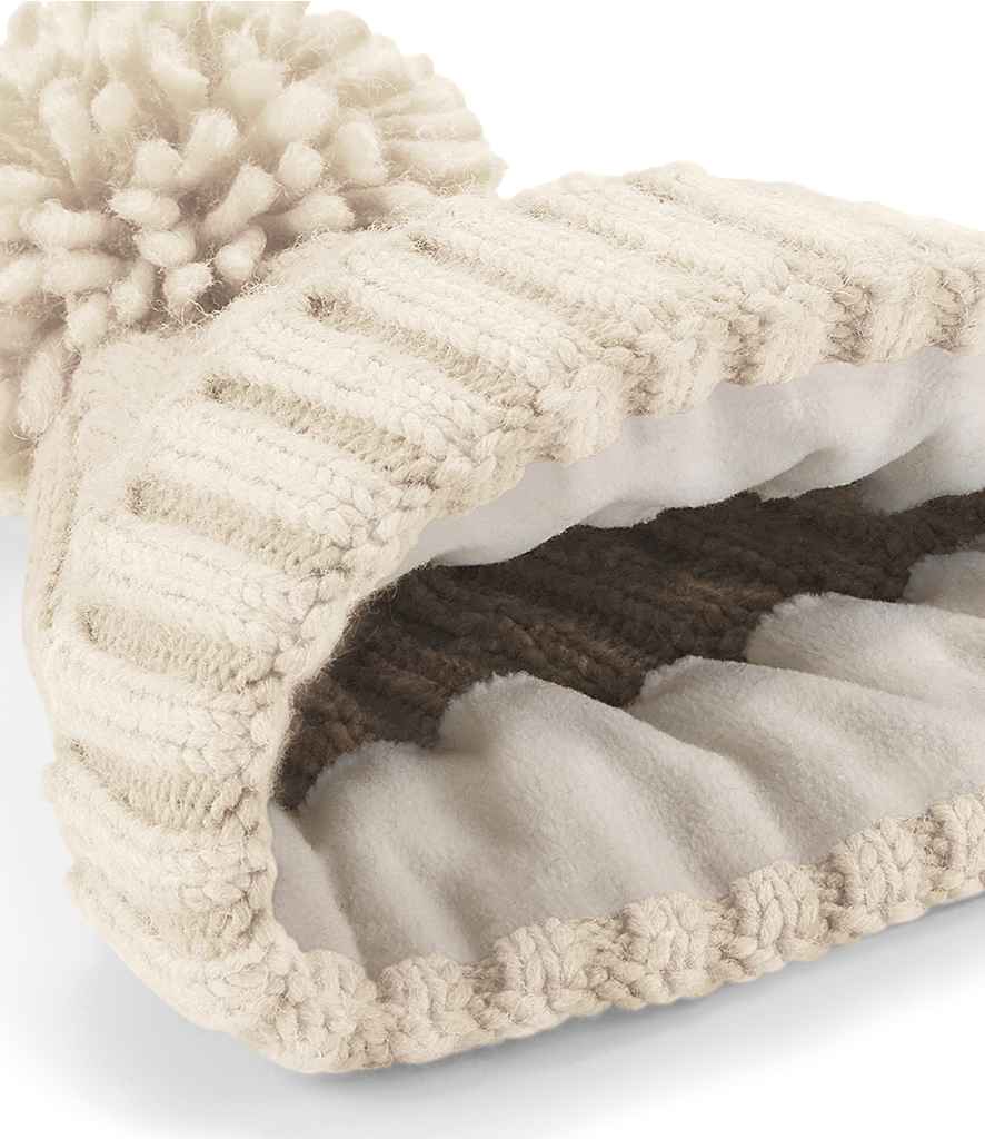 Beechfield Cable Knit Melange Beanie
