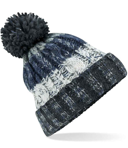 Beechfield Beechfield Corkscrew Pom Pom Beanie Arctic Dawn