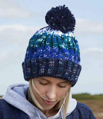 Beechfield Beechfield Corkscrew Pom Pom Beanie