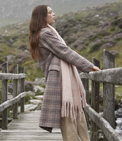 Beechfield Fluffy Scarf - model image