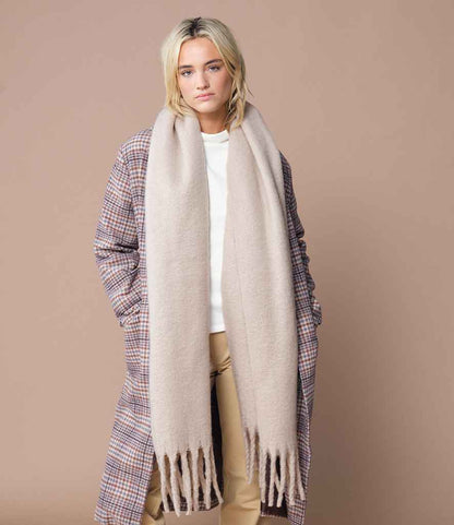 Beechfield Fluffy Scarf - model image