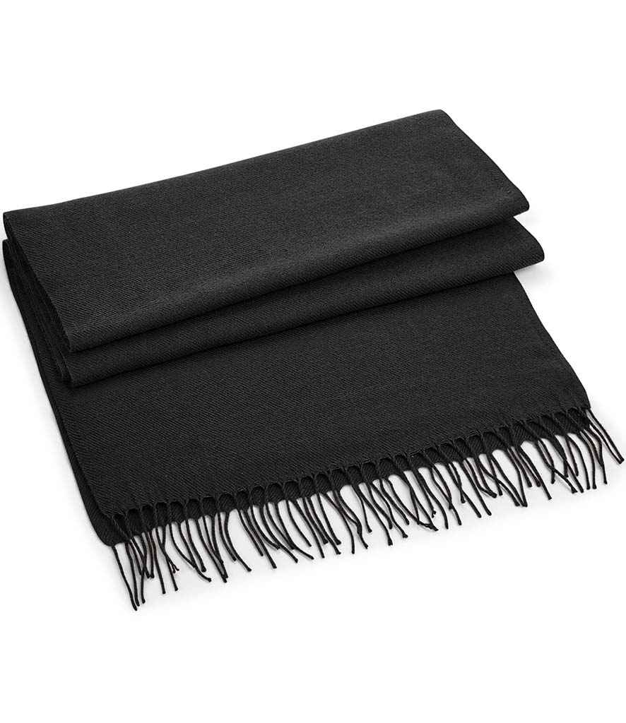 Beechfield Classic Woven Scarf in Black