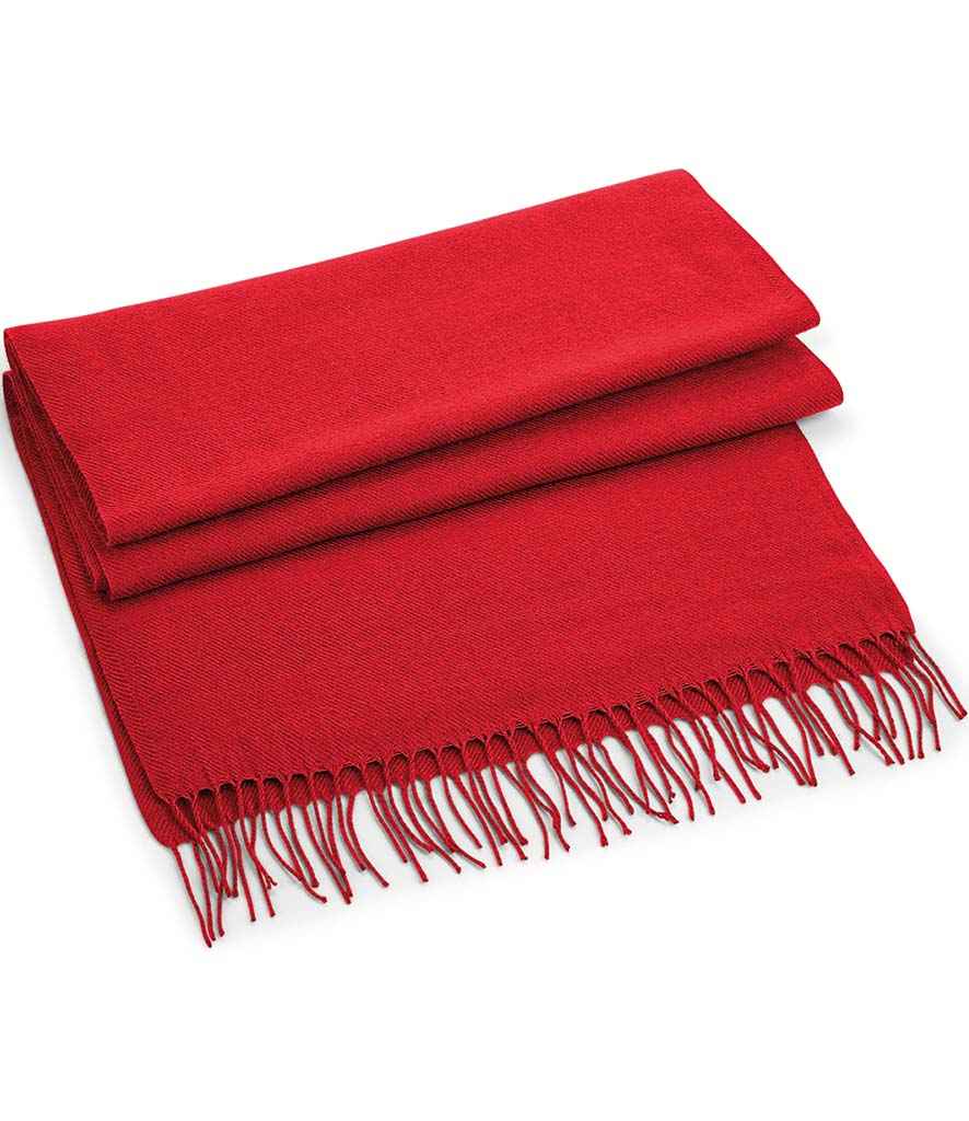 Beechfield Classic Woven Scarf in Classic Red