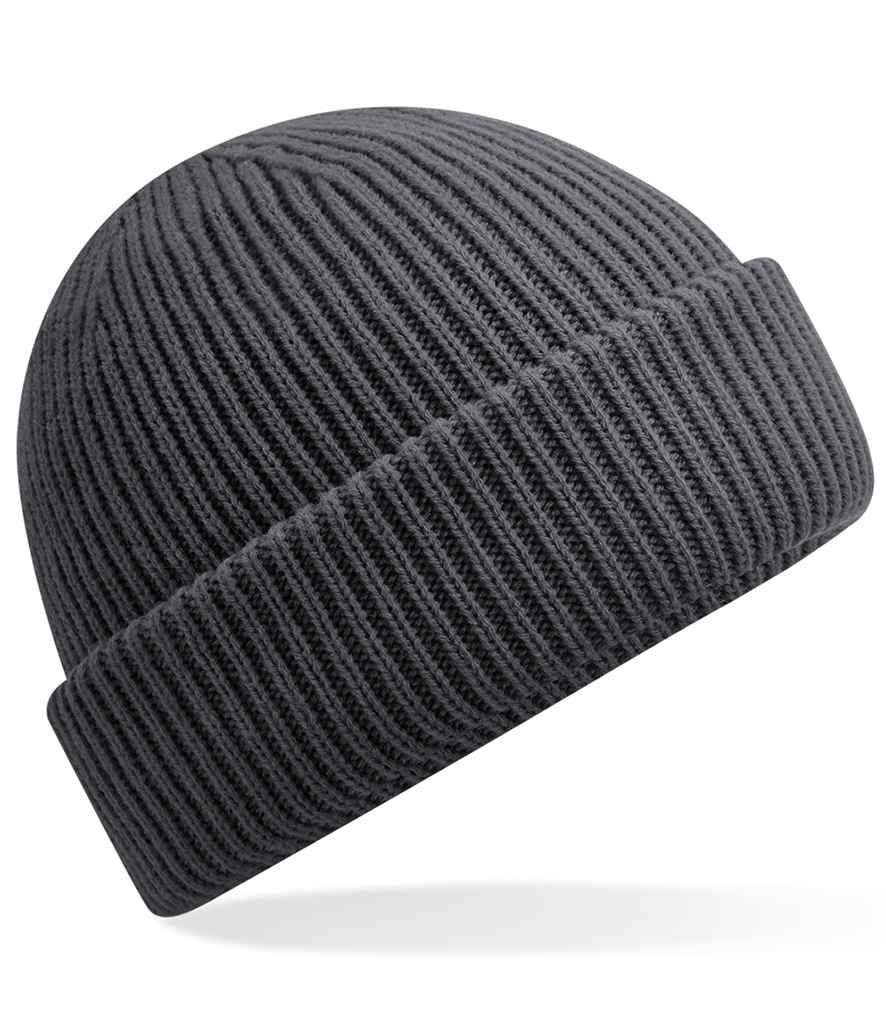 Beechfield Beechfield Recycled Wind Resistant Breathable Elements Beanie Graphite Grey