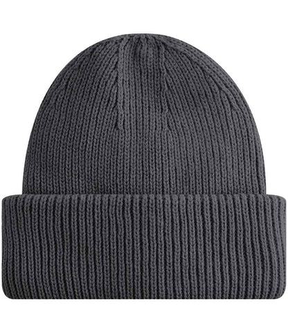 Beechfield Recycled Wind Resistant Breathable Elements Beanie in Graphite Grey