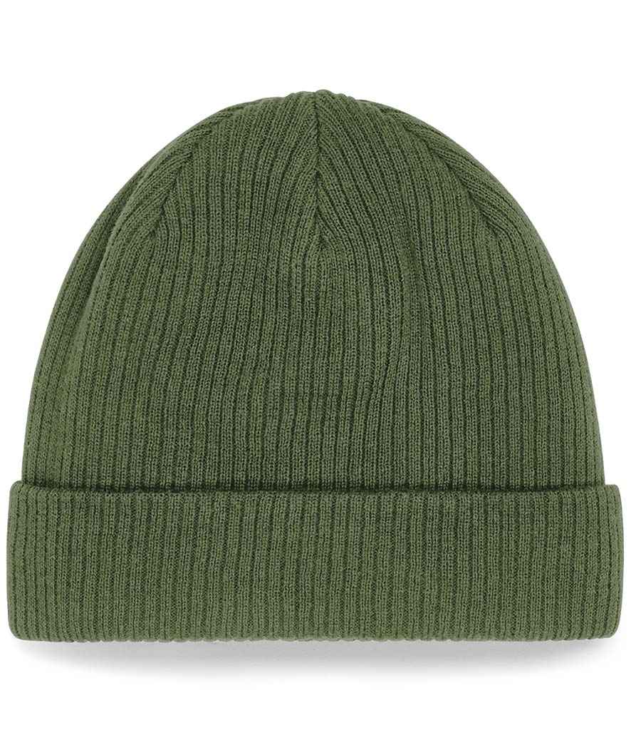 Beechfield Beechfield Organic Cotton Beanie Olive Green
