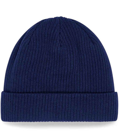 Beechfield Organic Cotton Beanie in Oxford Navy