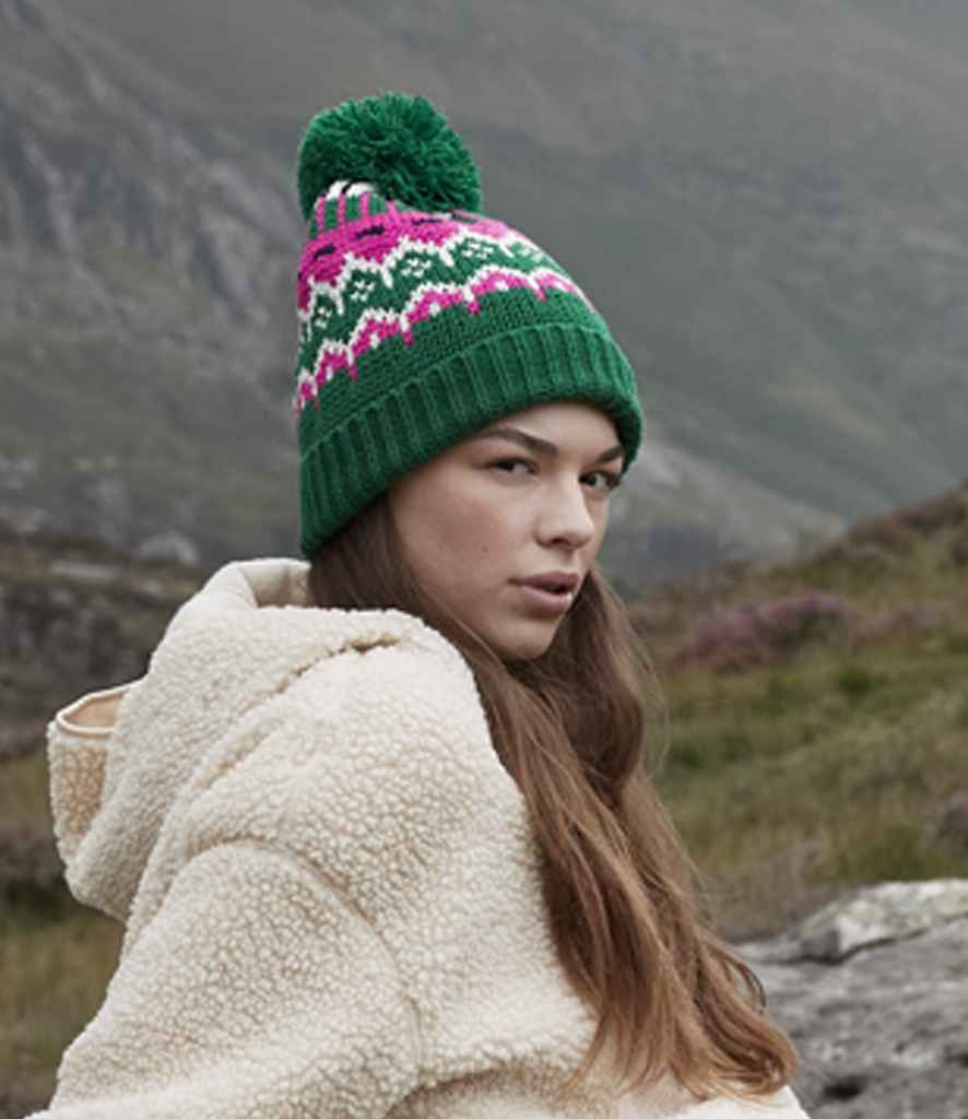 Beechfield Retro Ski Beanie - model image