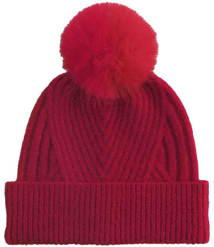 Beechfield Snow Luxe Beanie in Classic Red