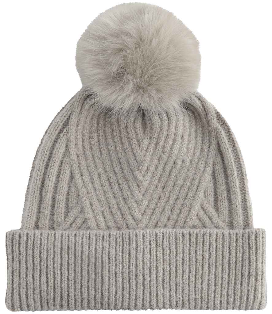 Beechfield Snow Luxe Beanie in Natural Stone
