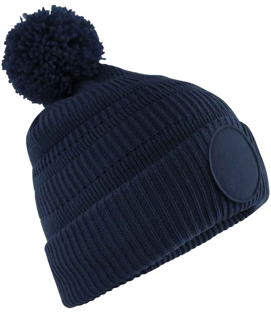 Beechfield Beechfield Fan Patch Beanie French Navy