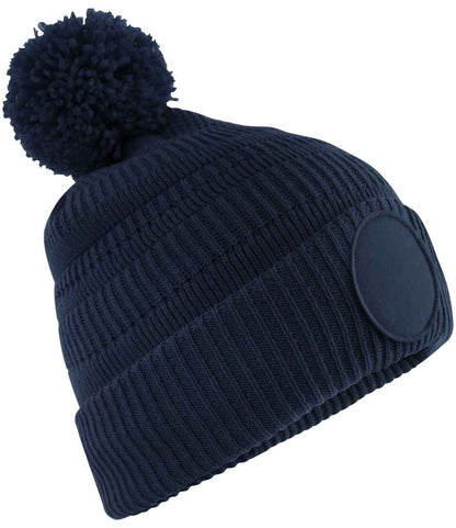 Beechfield Beechfield Fan Patch Beanie French Navy