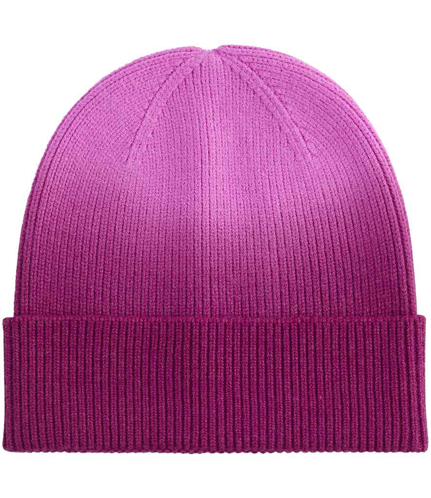 Beechfield Dip Dye Beanie in Pink Dip Dye