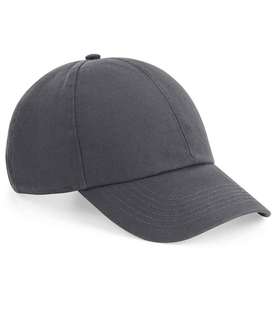 Beechfield Beechfield Organic Cotton 6 Panel Cap Graphite Grey