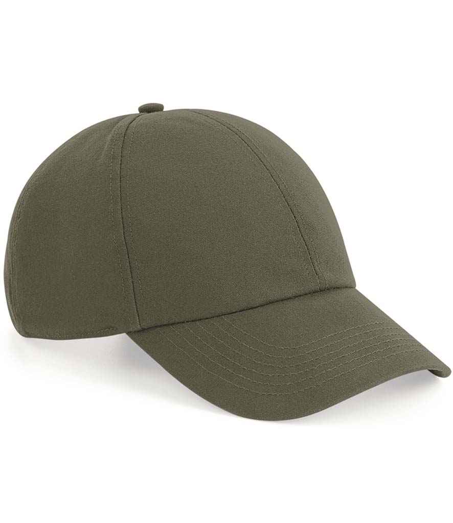 Beechfield Beechfield Organic Cotton 6 Panel Cap Olive Green
