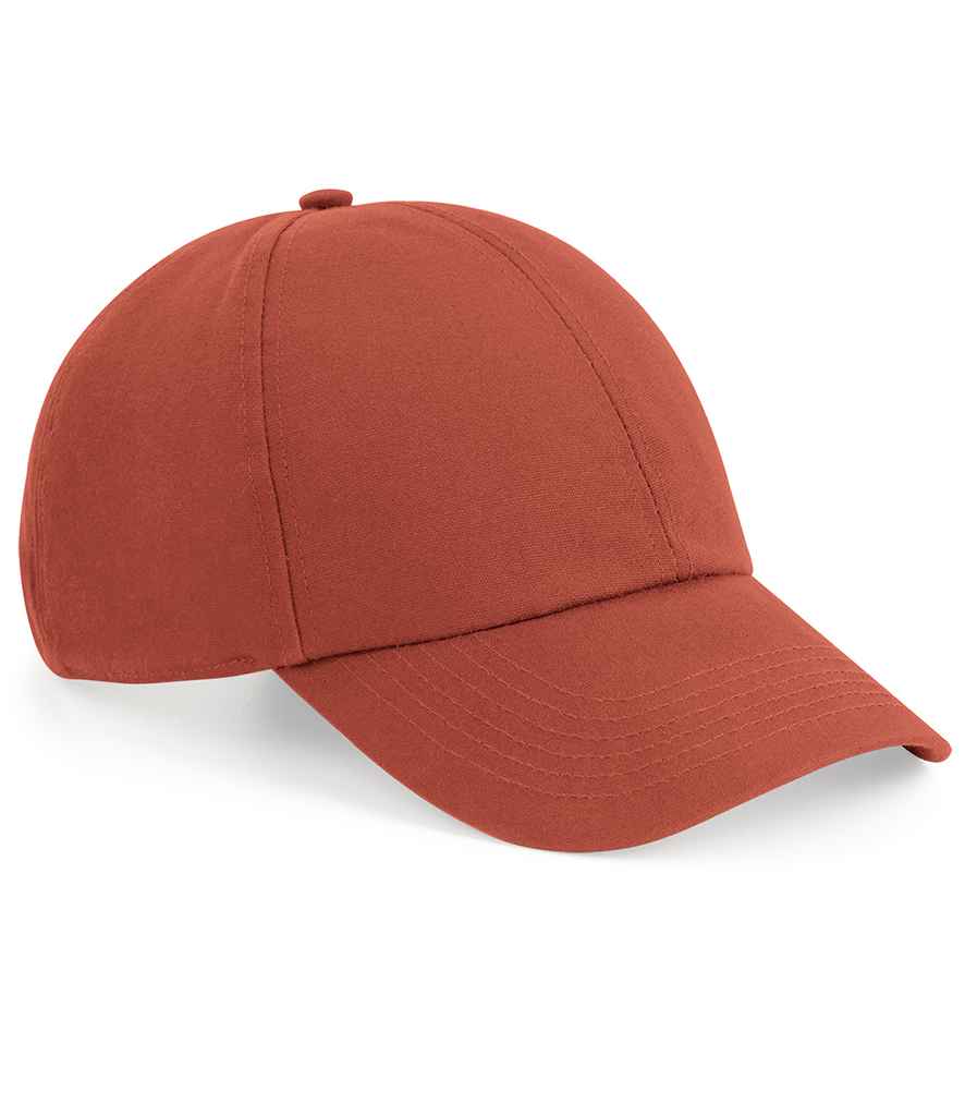 Beechfield Organic Cotton 6 Panel Cap in Terracotta
