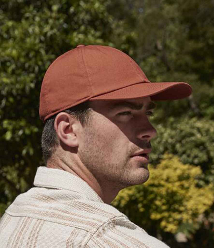 Beechfield Beechfield Organic Cotton 6 Panel Cap Terracotta