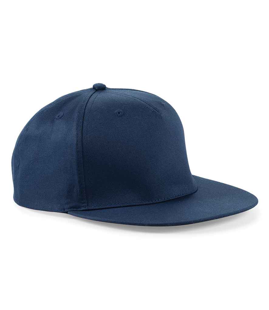 Beechfield Beechfield 5 Panel Snapback Rapper Cap French Navy