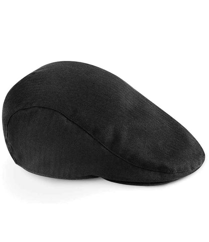 Beechfield Vintage Flat Cap in Black