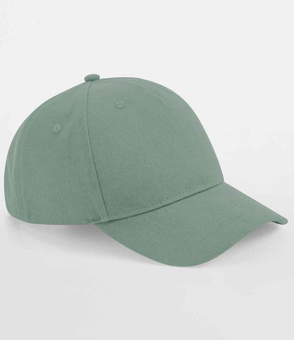 Beechfield Beechfield Organic Cotton 5 Panel Cap Dusty Green