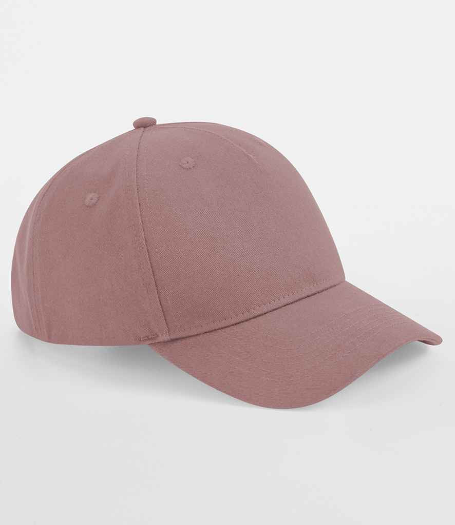 Beechfield Beechfield Organic Cotton 5 Panel Cap Rose