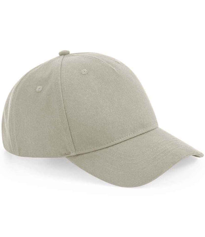 Beechfield Organic Cotton 5 Panel Cap in Stone