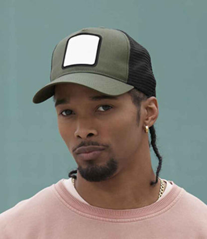 Beechfield Beechfield Appliqué Patch 5 Panel Trucker Cap