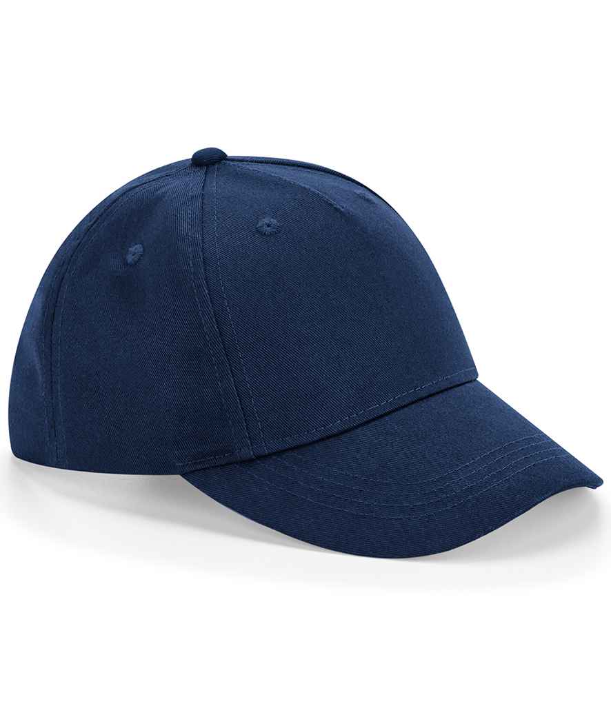 Beechfield Kids Organic Cotton 5 Panel Cap in Navy