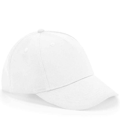 Beechfield Beechfield Kids Organic Cotton 5 Panel Cap White