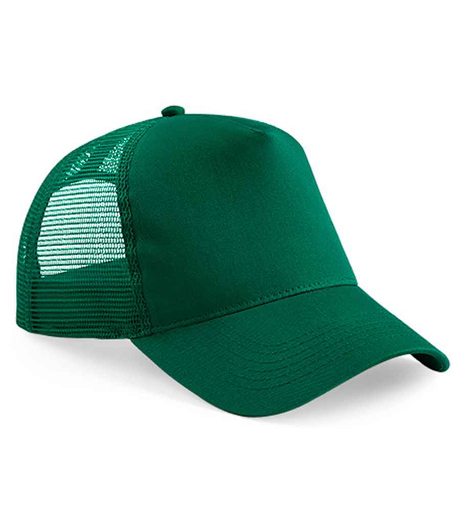 Beechfield Beechfield Snapback Trucker Cap Bottle Green/Bottle Green