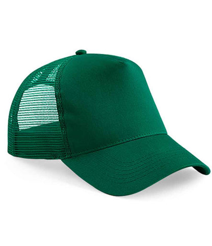 Beechfield Beechfield Snapback Trucker Cap Bottle Green/Bottle Green