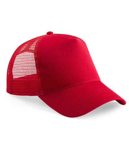 Beechfield Beechfield Snapback Trucker Cap Classic Red/Classic Red
