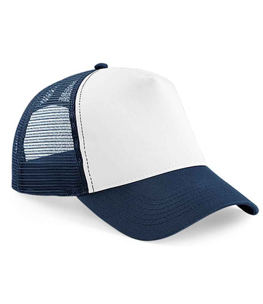 Beechfield Beechfield Snapback Trucker Cap French Navy/White
