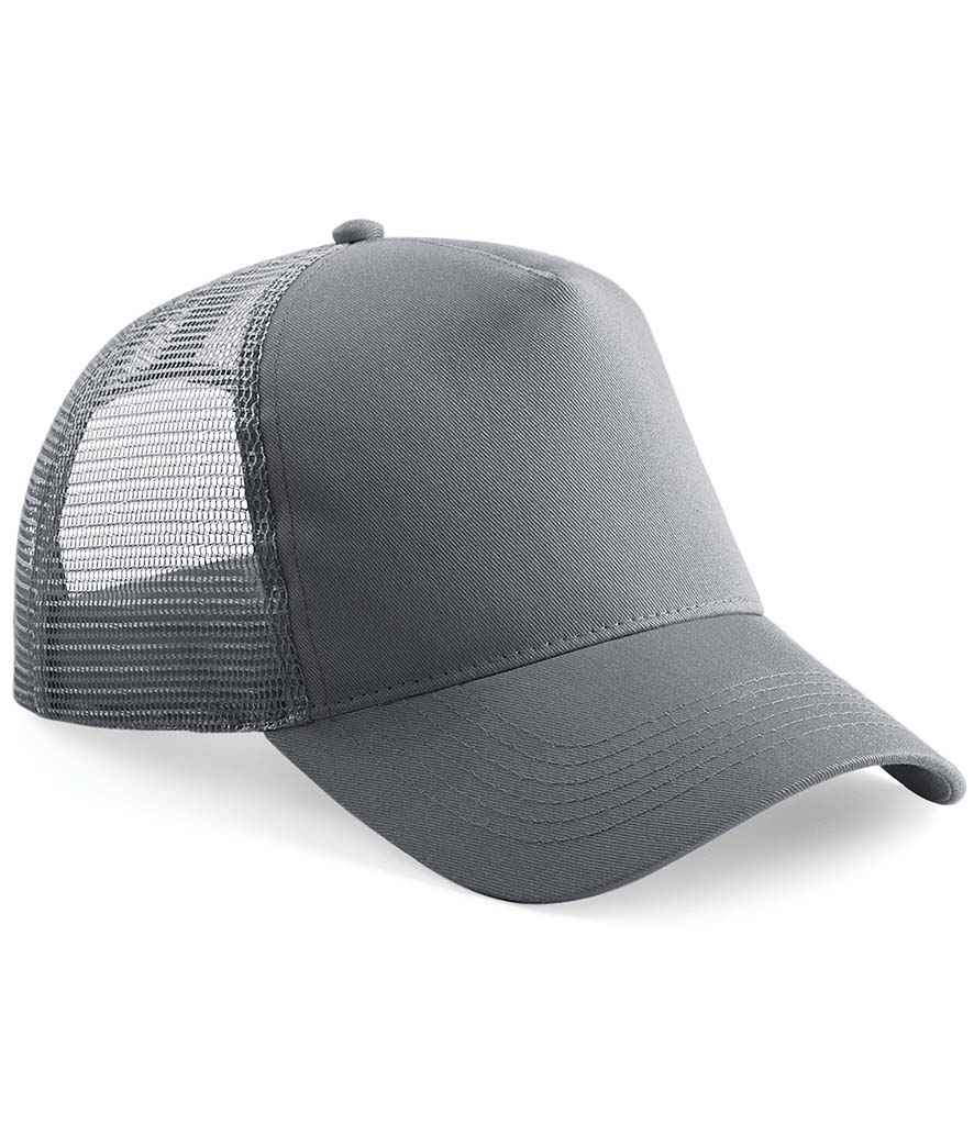 Beechfield Beechfield Snapback Trucker Cap Graphite Grey/Graphite Grey