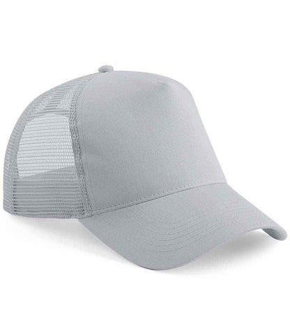 Beechfield Beechfield Snapback Trucker Cap Light Grey/Light Grey