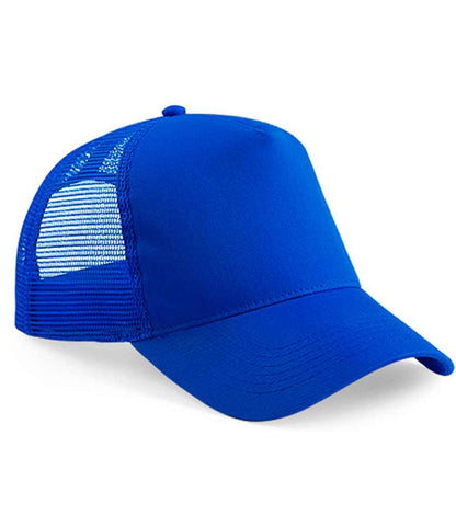 Beechfield Beechfield Snapback Trucker Cap Bright Royal/Bright Royal