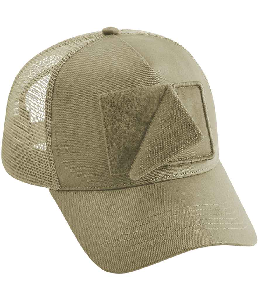 Beechfield Beechfield Patch Snapback Trucker Cap Desert Sand