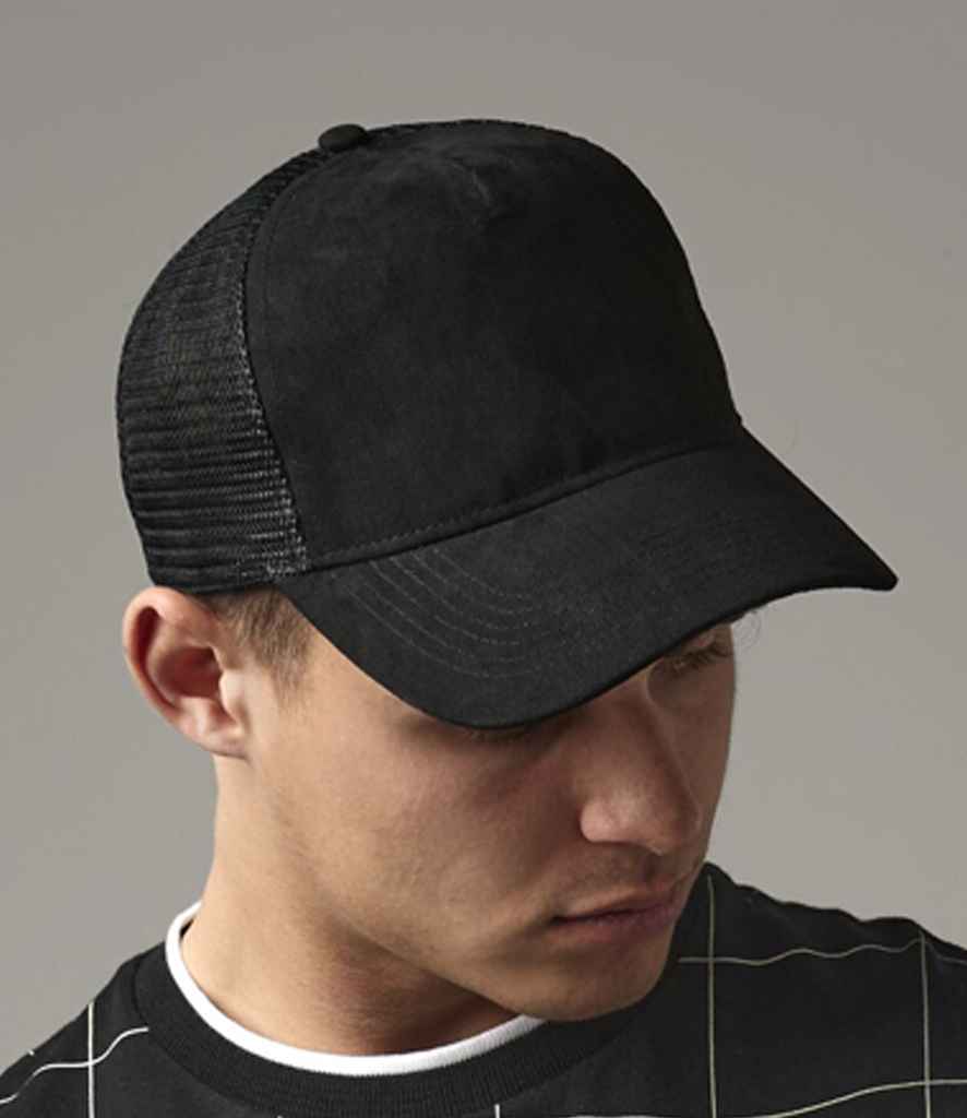 Beechfield Beechfield Suede Snapback Trucker Cap