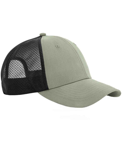 Beechfield Beechfield Technical Mesh Trucker Cap Fresh Green/Black